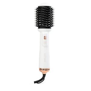 The Hauteness 4inONE Premium Travel Blowout Dryer Brush Pearlescent White NEW